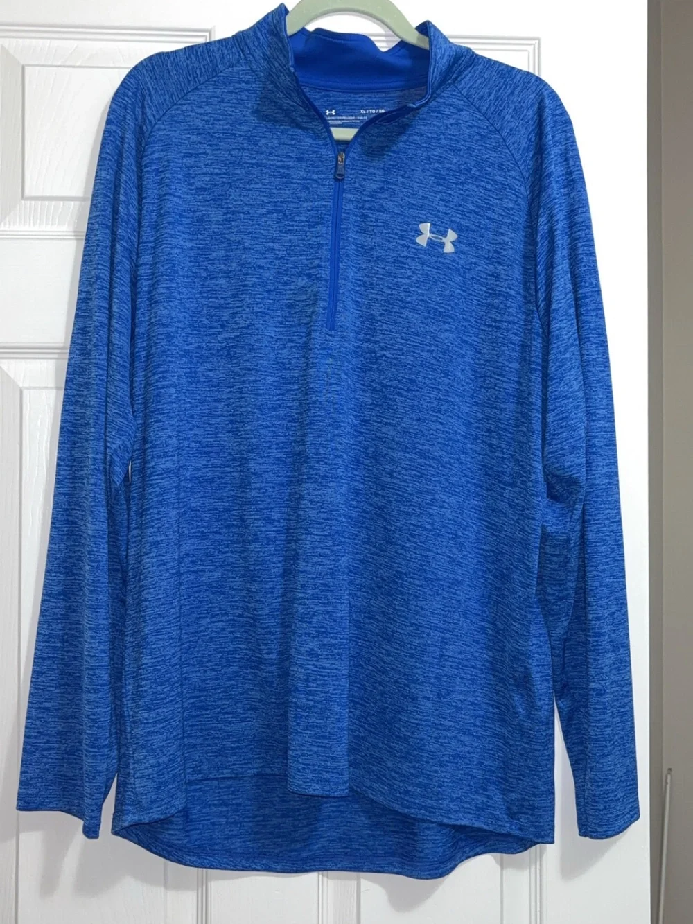 Under Armour Royal Blue Heather Quarter-Zip Pullover